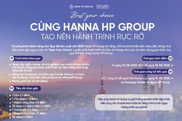 Best Your Choice - Cùng Hana HP Group tạo nên hành trình trực tỡ hơn