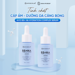 AVO B5+ HA HYDRATION COMPLEX SERUM - Tinh Chất Cấp Ẩm, Dưỡng Da Căng Bóng
