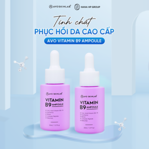 AVO VITAMIN B9 AMPOULE - Tinh Chất Chống Kích Ứng, Tăng Cường Hệ Miễn Dịch Cho Da