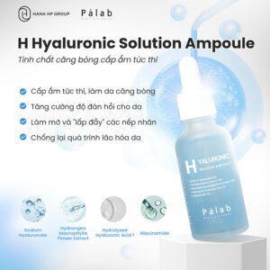 PALAB H HYALURONIC SOLUTION AMPOULE - Tinh Chất Cấp Ẩm, Dưỡng Da Căng Bóng