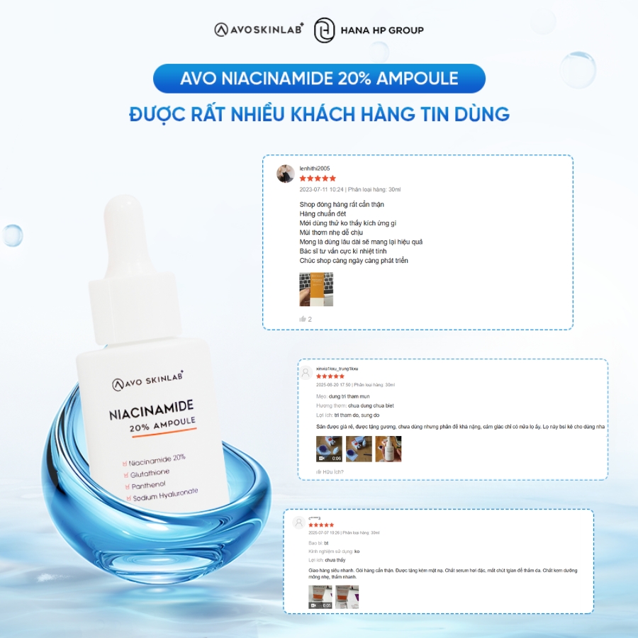 AVO Niacinamide 20% Ampoule