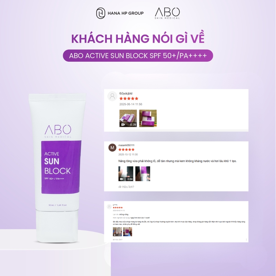 Kem chống nắng ABO