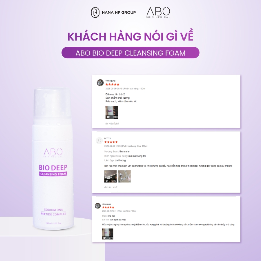 sữa rửa mặt ABO