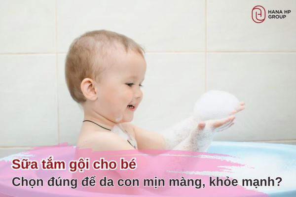 sữa tắm gội cho bé