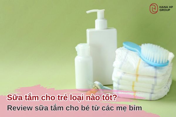 review sữa tắm cho bé