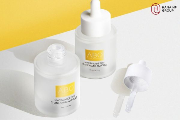 Hướng dẫn sử dụng ABO Niacinamide 20% Tranexamic Ampoule