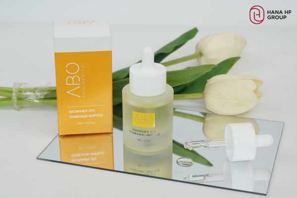 Hướng dẫn sử dụng ABO Niacinamide 20% Tranexamic Ampoule