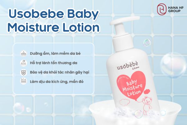 hướng dẫn sử dụng Usobebe Baby Moisture Lotion