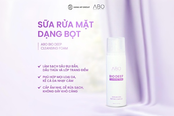 hướng dẫn sử dụng ABO Bio Deep Cleansing Foam