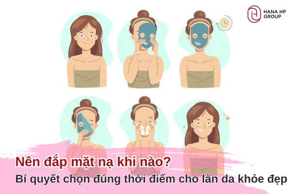 lịch đắp mặt nạ trong tuần