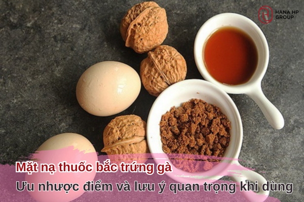 mặt nạ thuốc bắc trứng gà
