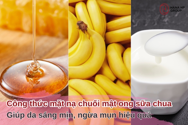 mặt nạ chuối mật ong sữa chua