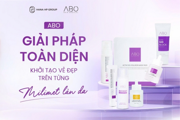 Thương hiệu dược mỹ phẩm ABO mang tới giải pháp toàn diện cho da Thương hiệu dược mỹ phẩm ABO mang tới giải pháp toàn diện cho da
