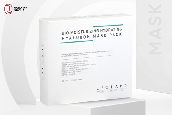 Mặt nạ cấp nước tức thì Usolab Bio Moisturizing Hydrating Hyaluron Mask Pack