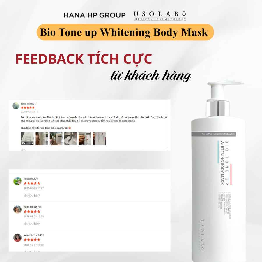 BIO TONE UP WHITENING BODY MASK (1000ml)