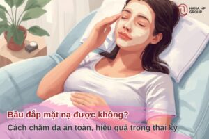 Bầu đắp mặt nạ được không