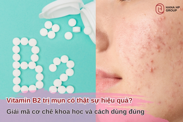 vitamin B2 trị mụn