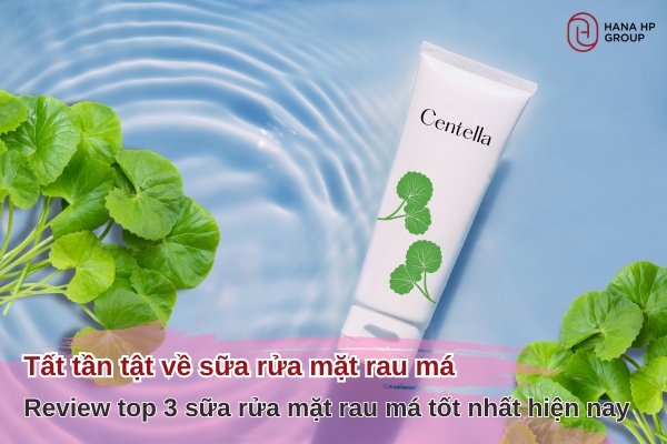 sữa rửa mặt rau má