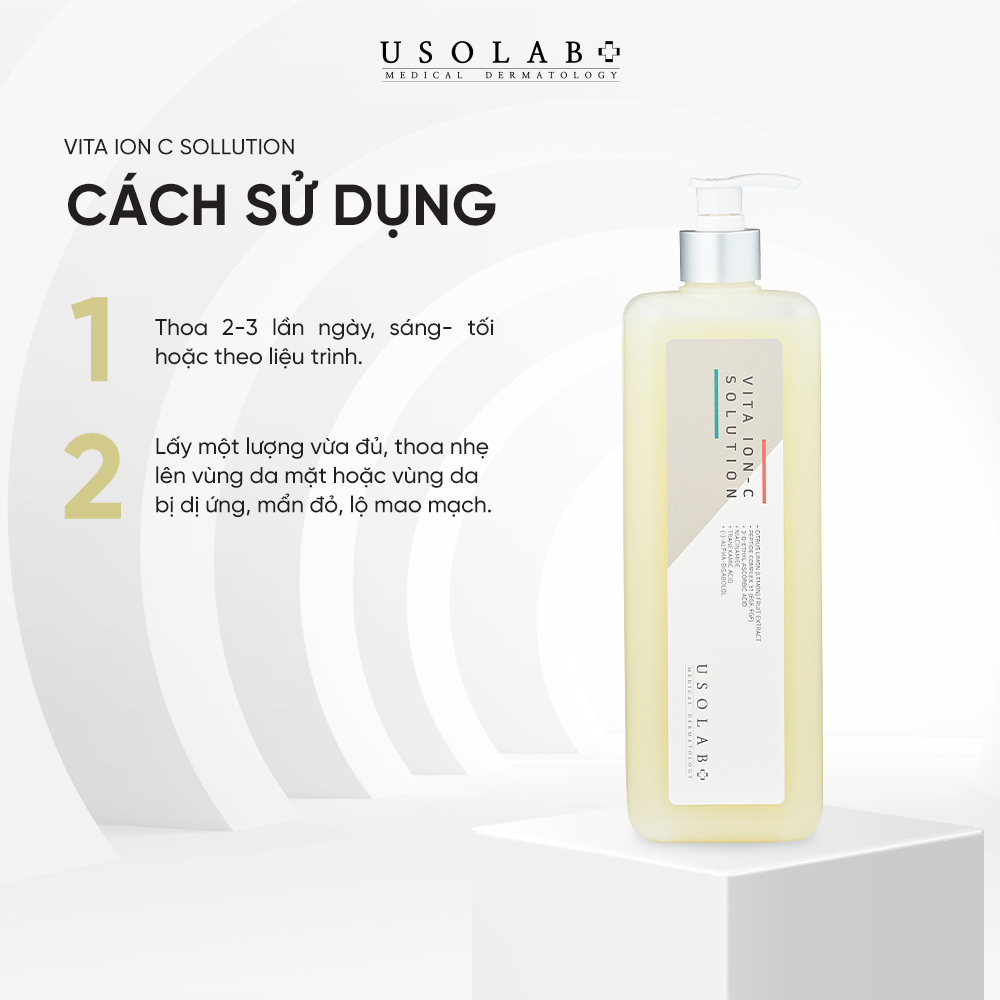Tinh Chất Trắng Sáng Da Vita Ion C Solution 1000ml Salon Size