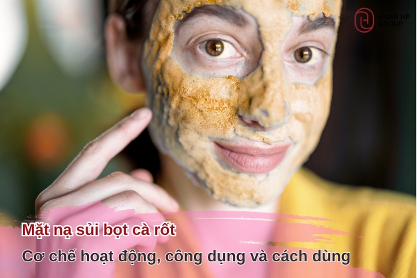 Mặt nạ sủi bọt cà rốt
