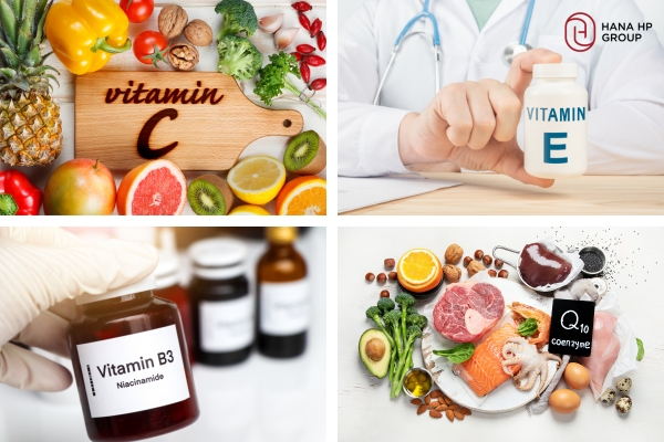 Các thành phần chống oxy hóa trong kem chống nắng