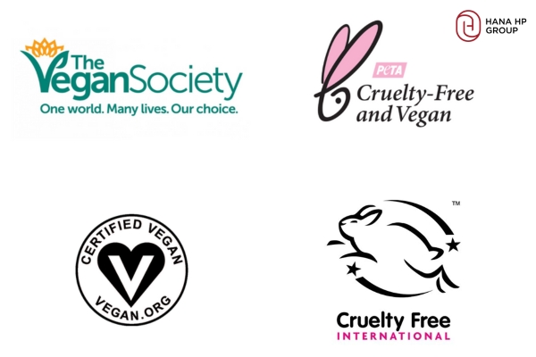 Các chứng nhận thường thấy trên mỹ phẩm thuần chay