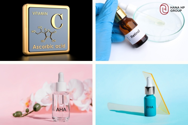 Các hoạt chất thường có trong dược mỹ phẩm