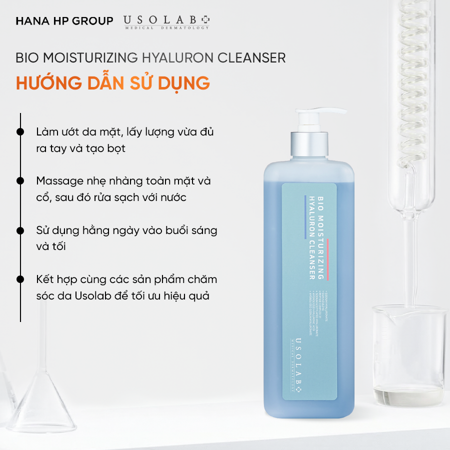 Sữa rửa mặt Bio Moisturizing Hyaluron Cleanser 1000ml