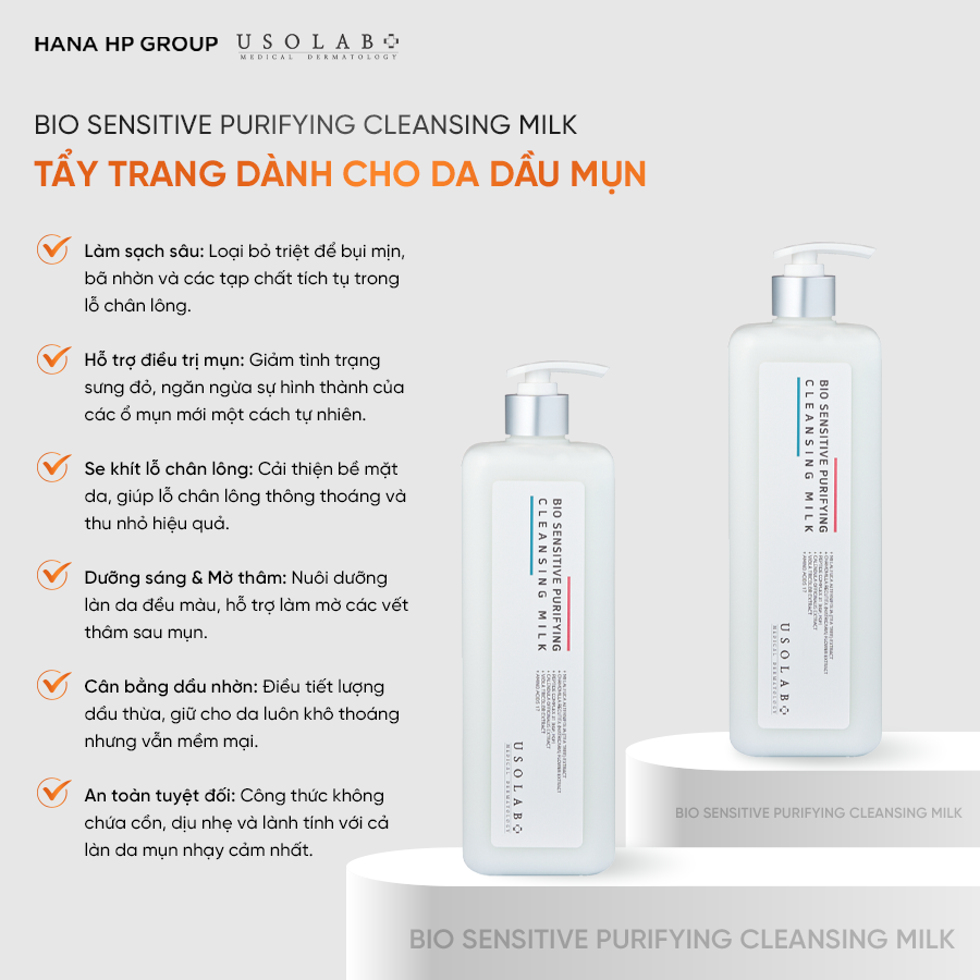 BIO SENSITIVE PURIFYING CLEANSING MILK