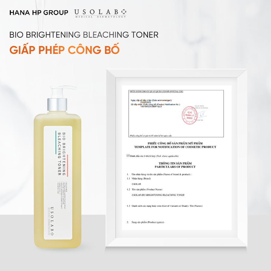 nước hoa hồng Bio Brightening Bleaching Toner 1000ml