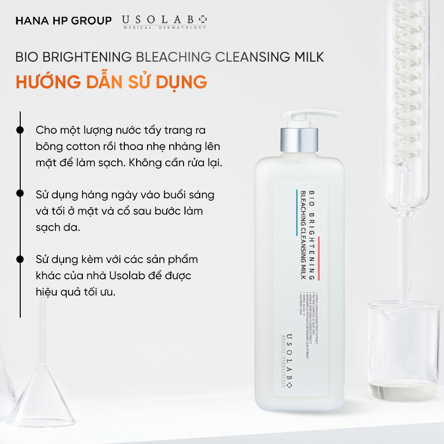 Tẩy trang Bio Brightening Bleaching Cleansing Milk 1000ml