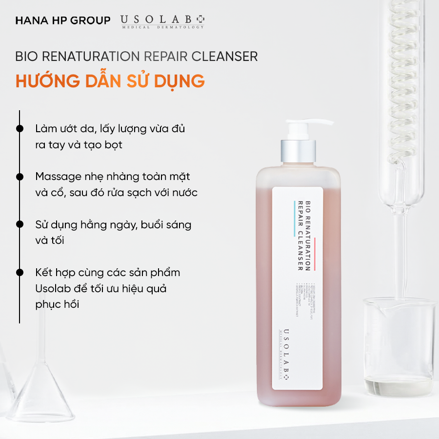 Sữa rửa mặt Bio Renaturation Repair Cleanser 1000ml