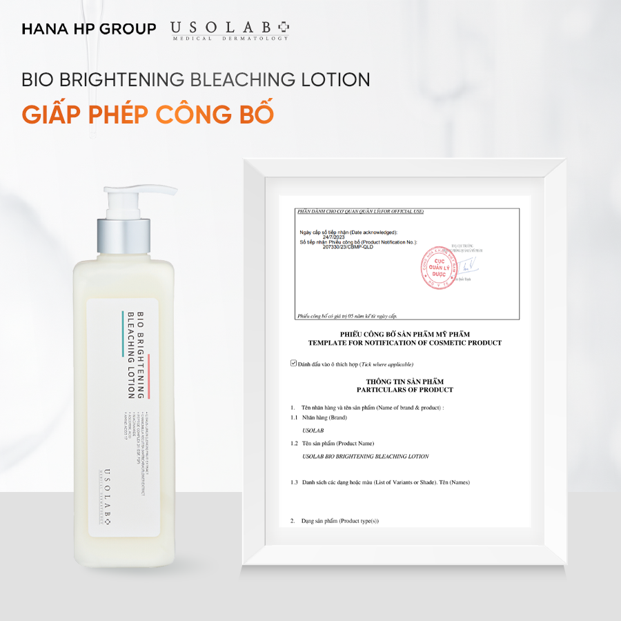 Bio Brightening Bleaching Lotion