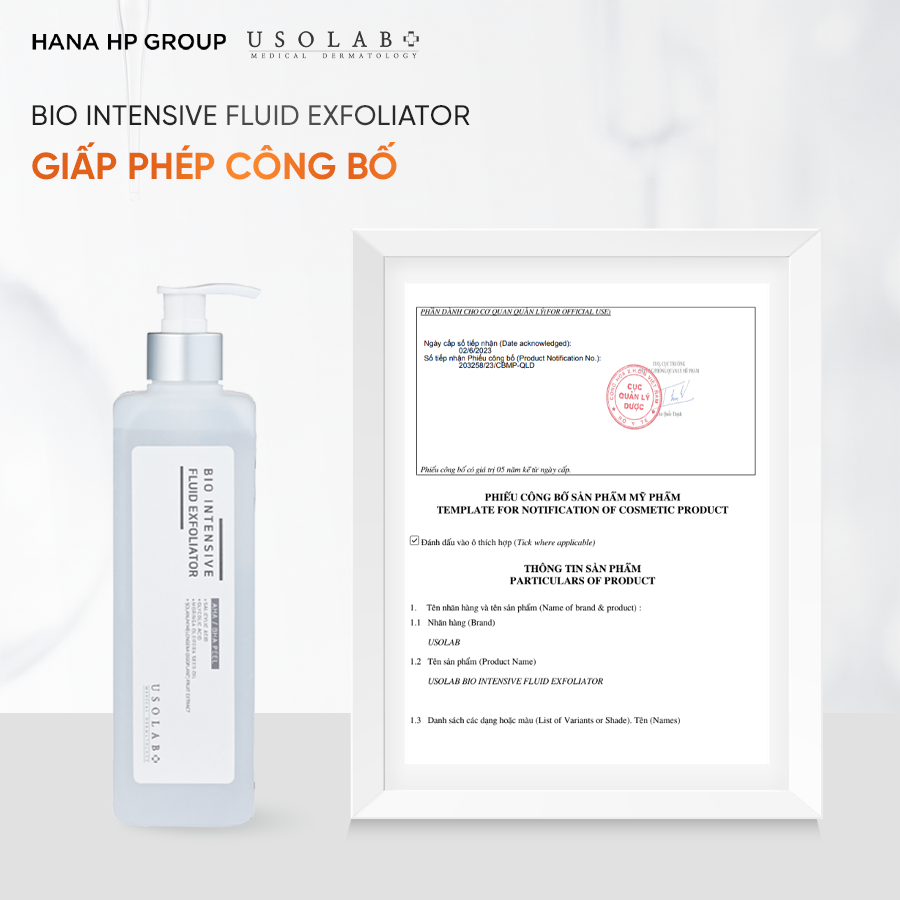 BHA/AHA Bio Intensive Fluid Exfoliator 500ml