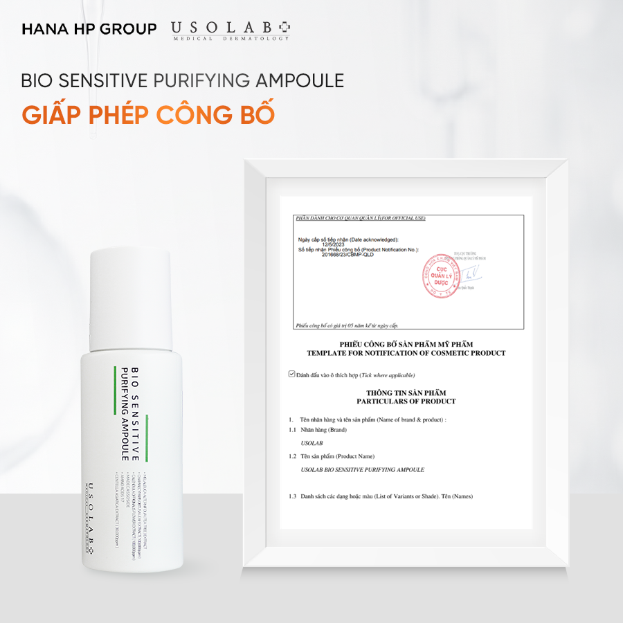 BIO SENSITIVE PURIFYING AMPOULE