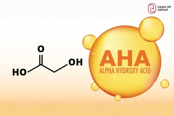AHA tác động lên tầng biểu bì giúp loại bỏ tế bào chết