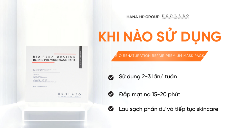 Bio Renaturation Repair Premium Mask Pack