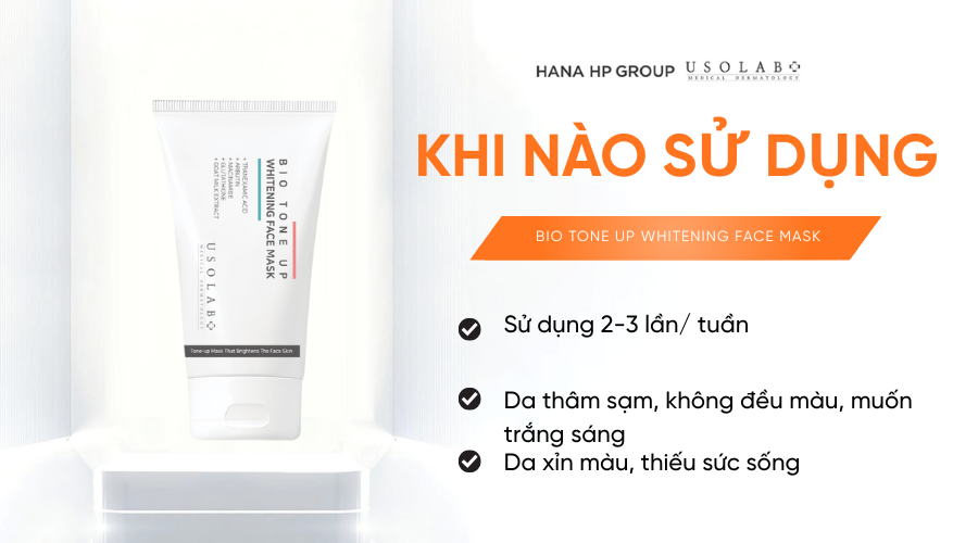 BIO TONE UP WHITENING FACE MASK