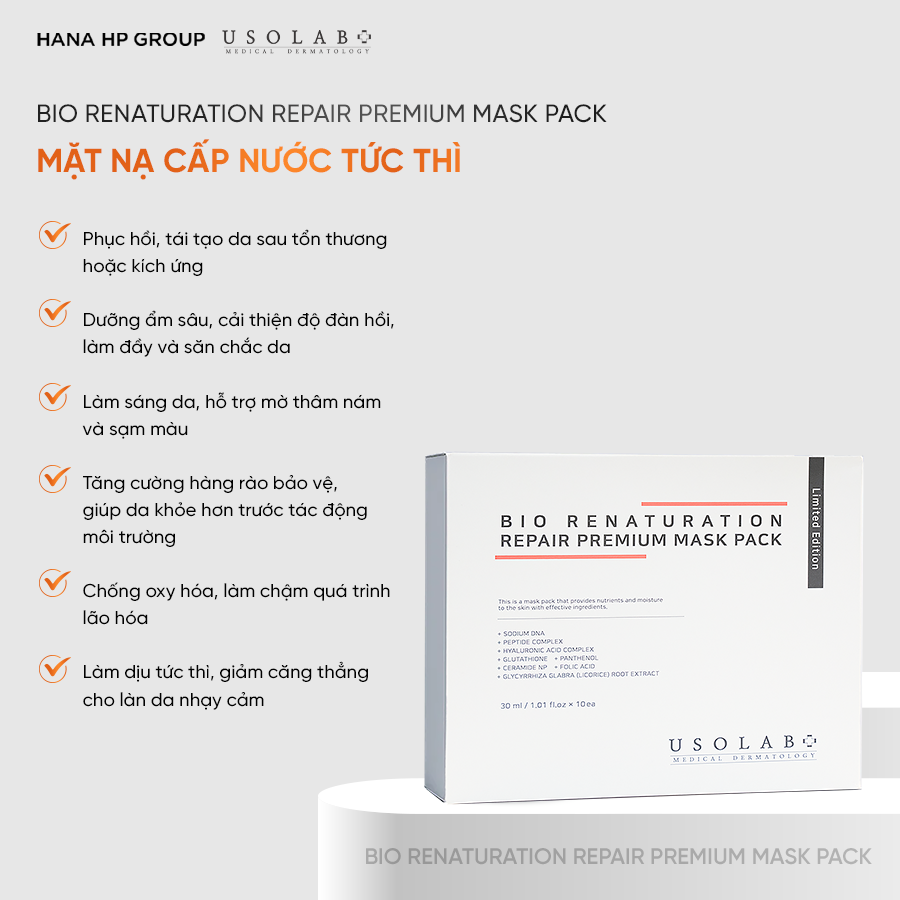 Bio Renaturation Repair Premium Mask Pack