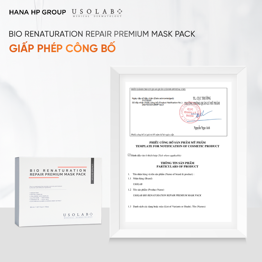 Bio Renaturation Repair Premium Mask Pack