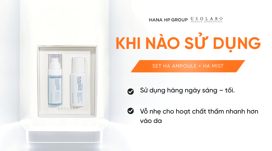 set HA ampoule + HA mist