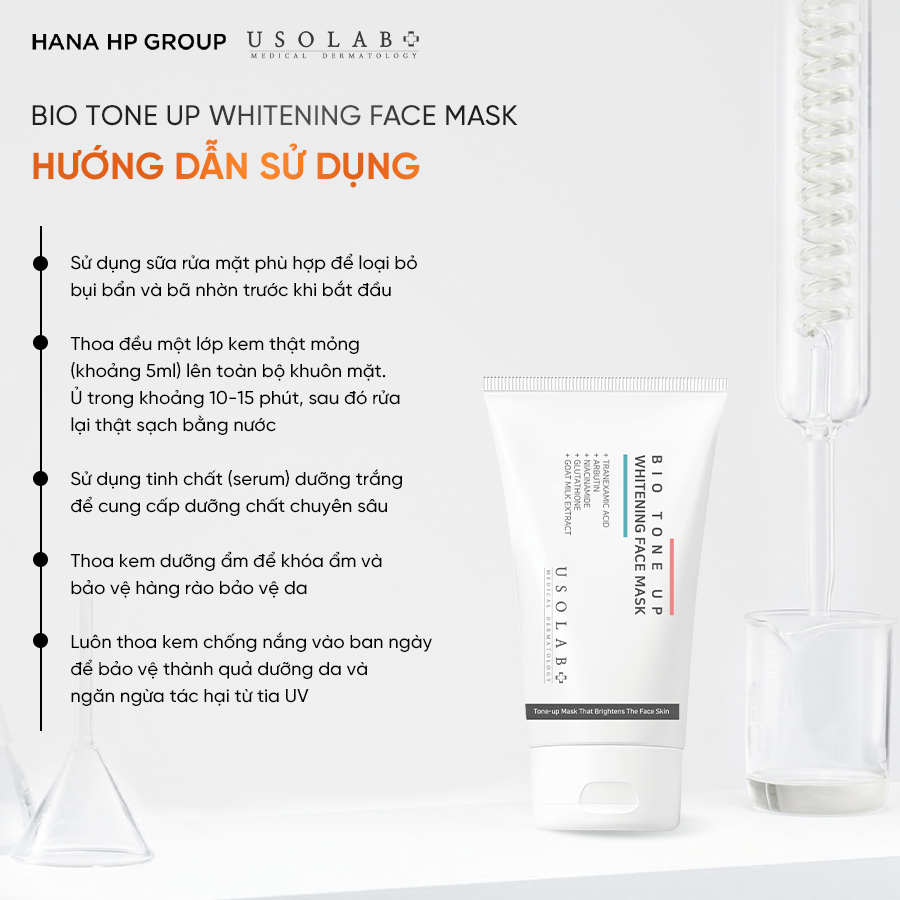 BIO TONE UP WHITENING FACE MASK