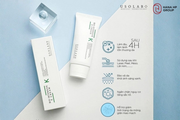 Kem làm dịu phục hồi Bio Intensive K Cream của thương hiệu dược mỹ phẩm Usolab Kem làm dịu phục hồi Bio Intensive K Cream của thương hiệu dược mỹ phẩm Usolab