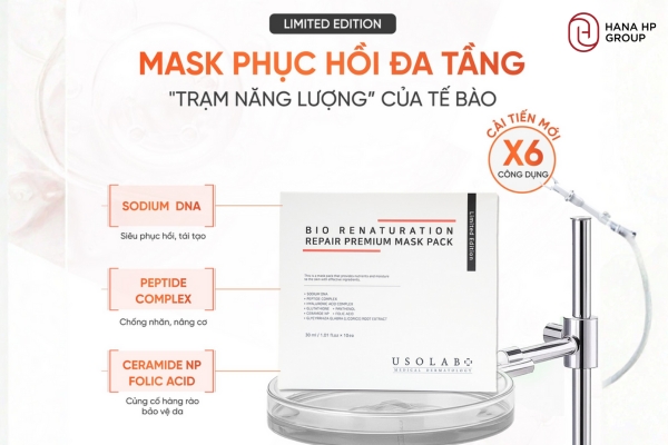Mặt nạ Bio Renaturation Repair Premium Mask Pack