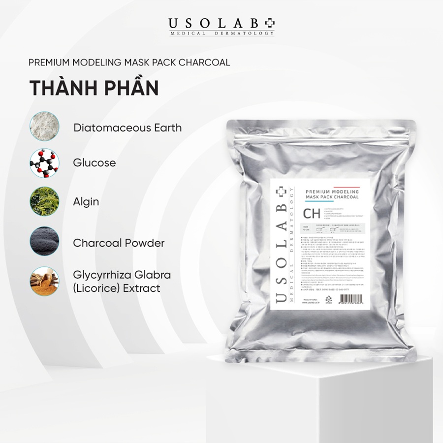 Premium Modeling Mask Pack Charcoal 1000g
