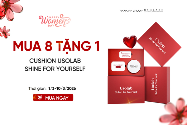 THÁNG 3 RỰC RỠ CÙNG NÀNG – ƯU ĐÃI ĐẶC BIỆT 8/3 TỪ USOLAB 1 tháng 3