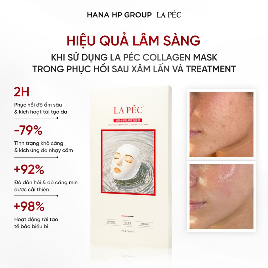 La Péc Moisturizing & Repairing Collagen Facial Mask