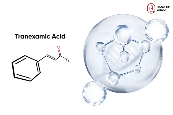 Tranexamic Acid là dẫn xuất tổng hợp của acid amin lysine Tranexamic Acid là dẫn xuất tổng hợp của acid amin lysine