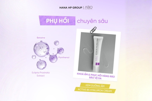 Kem dưỡng cấp ẩm phục hồi da ABO Active B5 Hyaluron Cream