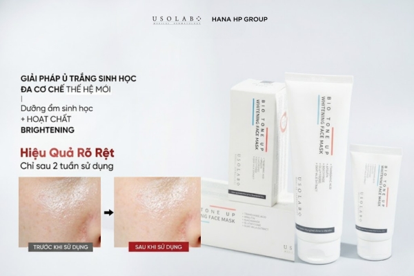 Mặt nạ ủ trắng da mặt Bio Tone Up Whitening Face Mask